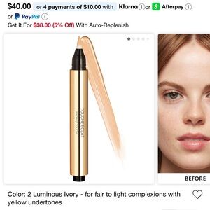 Yves Saint Laurent Touche Éclat - Luminous Ivory